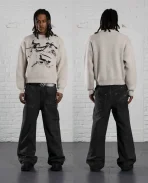 DAVRILSUPPLY Beige the Last Duel Knit Sweatshirts (2)
