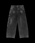 DAVRILSUPPLY Black Ceramic Denim Pants (1)