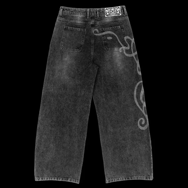 DAVRILSUPPLY Black Ceramic Denim Pants (3)