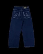 DAVRILSUPPLY Blue Ornament Pants (4)