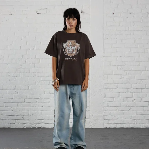 DAVRILSUPPLY Brown Bastion T Shirt (3)