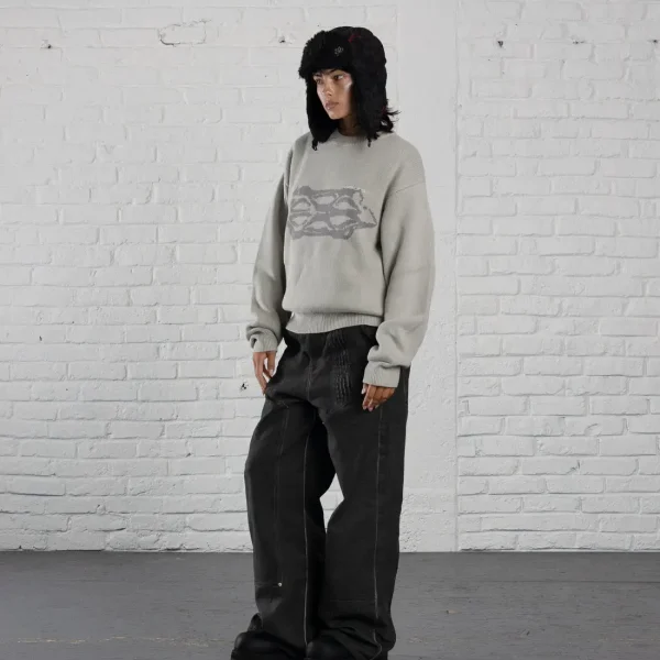 DAVRILSUPPLY Concret Knit Sweatshirts (4)