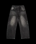 DAVRILSUPPLY Washed Layer Denim Pants (1)