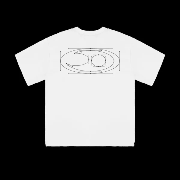 DAVRILSUPPLY White Segment T Shirt (4)