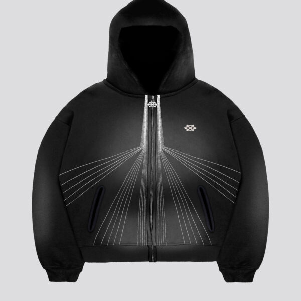 Davril Supply Black Rays Zip