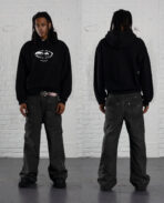 Davril Supply Black Thorny Hoodie