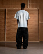 Davril Supply Blue Washed Script T Shirt