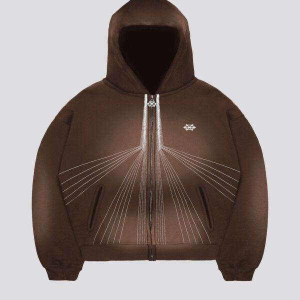 Davril Supply Brown Rays Zip