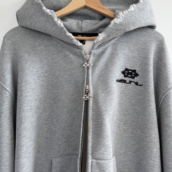 Davril Supply Grey Distressed Zip (2)