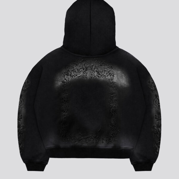 Davril Supply IVY Black Hoodie Ultra Heavy (2)