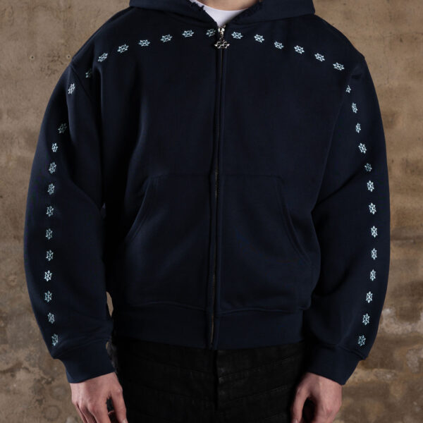 Davril Supply Navy Blue Gems Zip (2)