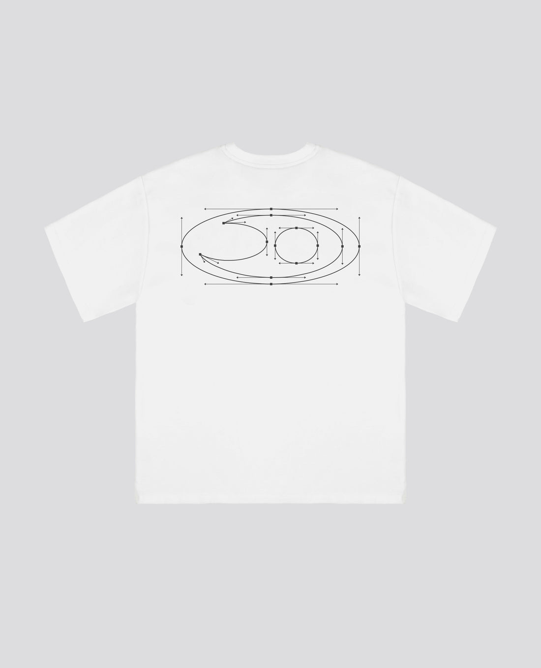 Davril Supply White Segment T Shirt Davril Supply White Segment T Shirt