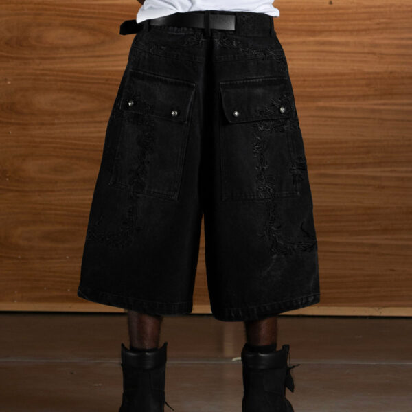 DavrilSupply Dark IVY Denim Jort (2)