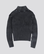 Davrilsupply Black Fitted Ribbed Knitwear (2)