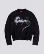 Davrilsupply Black Lostbeast Knitwear