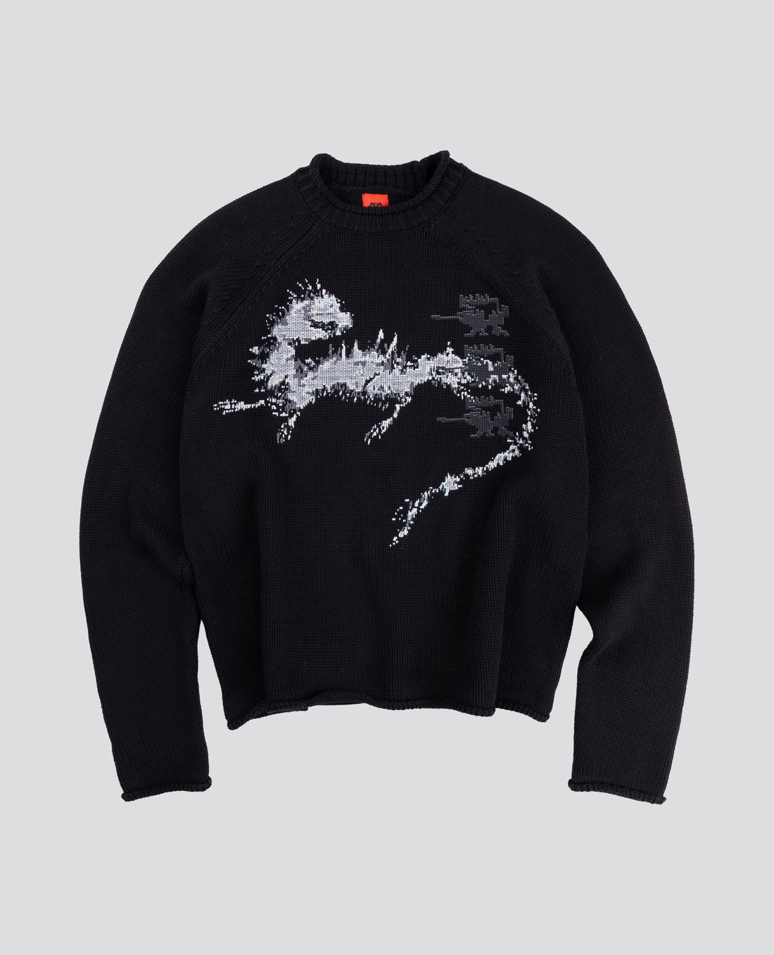 Davrilsupply Black Lostbeast Knitwear Davrilsupply Black Lostbeast Knitwear