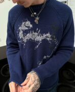 Davrilsupply DarkBlue Lostbeast Knitwear (4)