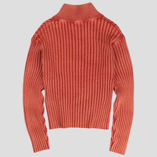 Davrilsupply Red Fitted Ribbed Knitwear (2)