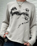 Davrilsupply White Lostbeast Knitwear (2)