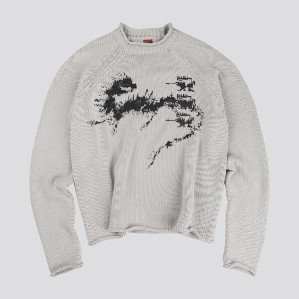 Davrilsupply White Lostbeast Knitwear