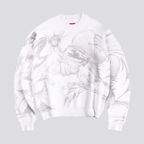 Tricot blanc Behemoth de DavrilSupply