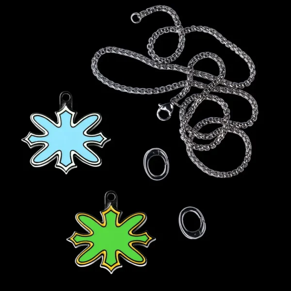 DavrilSupply Collier de promesse bleuvert (2)