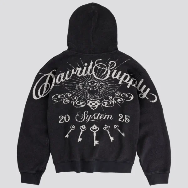 DavrilSupply Fermeture éclair gaufrée noire (2)