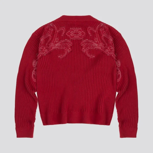 DavrilSupply Pull rouge à ouverture (2)