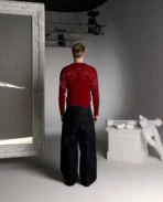 DavrilSupply Pull rouge à ouverture (3)