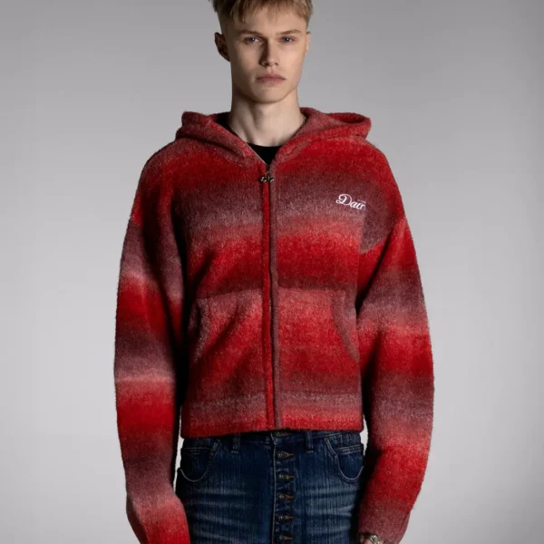 Fermeture éclair dégradée rouge solaire DavrilSupply