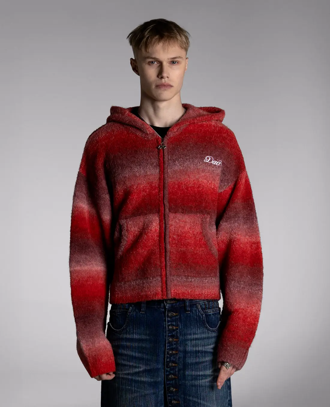 Fermeture éclair dégradée rouge solaire DavrilSupply Fermeture éclair dégradée rouge solaire DavrilSupply