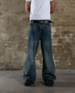 Jean évasé ciré coupe bootcut DavrilSupply