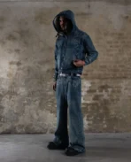 Jean évasé ciré coupe bootcut DavrilSupply (6)