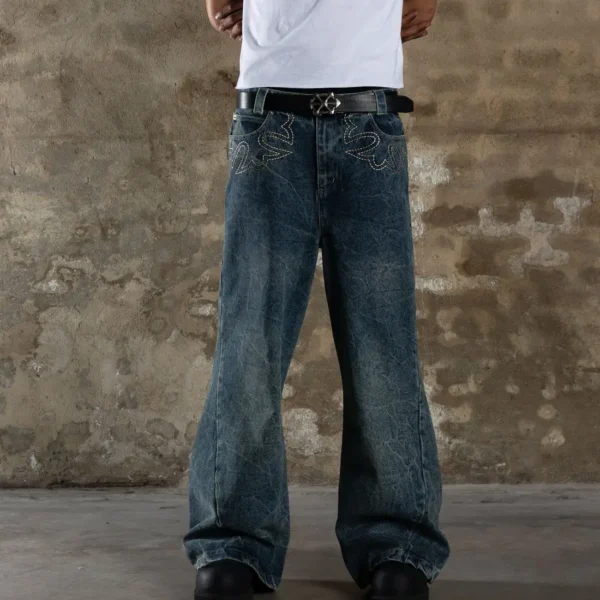 Jean évasé ciré coupe bootcut DavrilSupply
