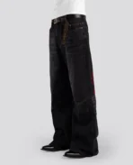 DavrilSupply Jean bootcut Fly Mantik noir (3)