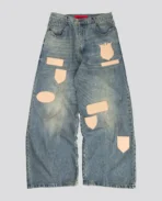 Denim DavrilSupply Ultra Loose à badges bleus (4)