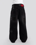 Jean DavrilSupply Ultra Loose à badges noirs (3)