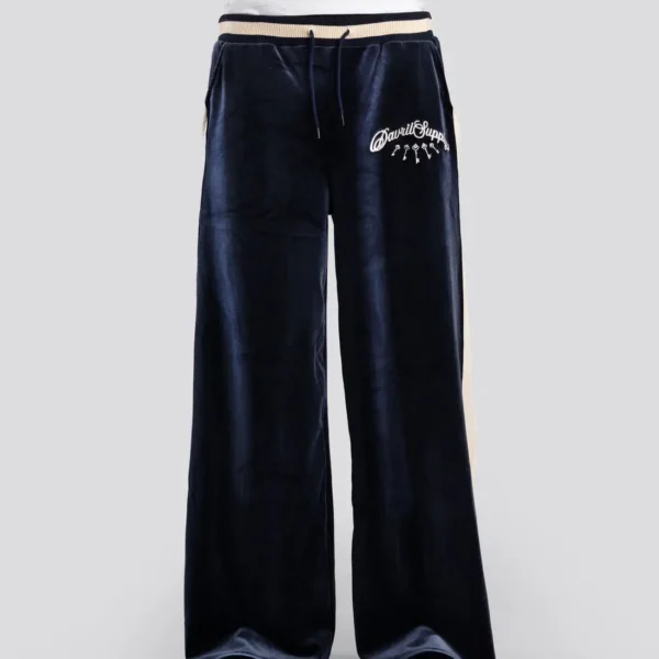 Pantalon de jogging en velours bleu Palace de DavrilSupply