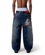 Jean ample DavrilSupply Blue Wildlife