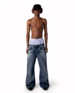 Jean bootcut bleu DavrilSupply (4)