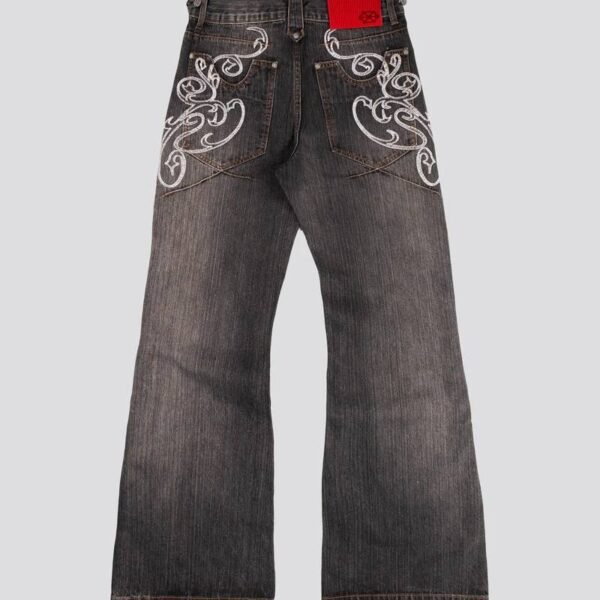 Jean bootcut noir DavrilSupply (2)