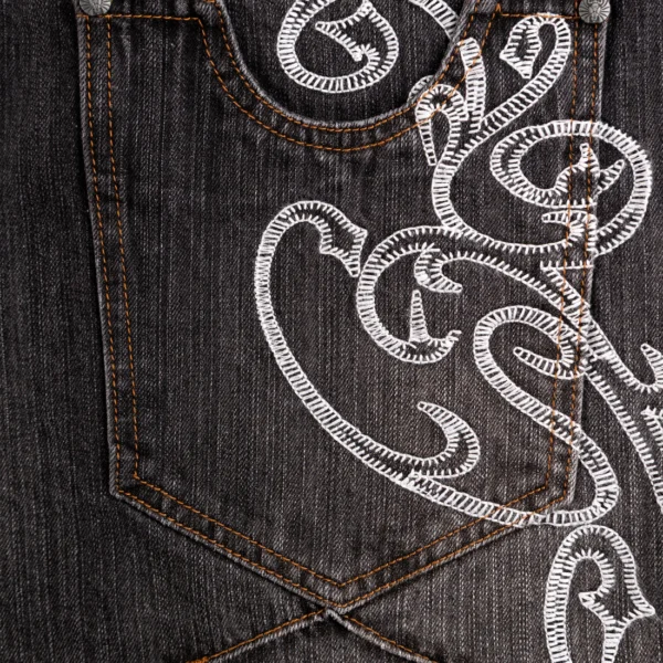 Jean bootcut noir DavrilSupply (2)