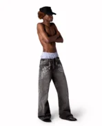 Jean bootcut noir DavrilSupply (4)