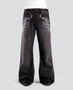 Jean bootcut noir DavrilSupply (8)