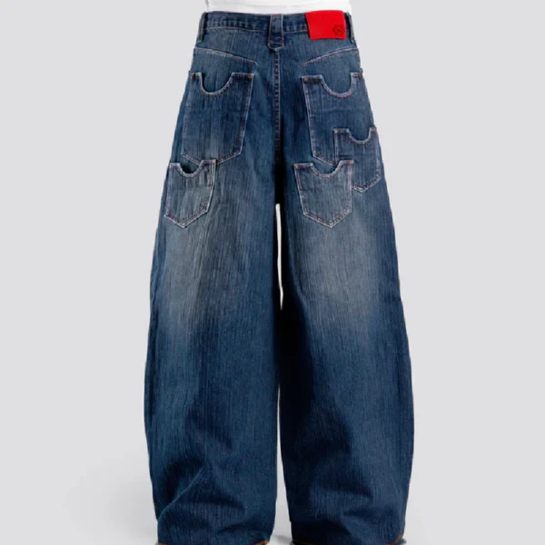 Jean Hussard coupe ultra large pour tous les jours (2)