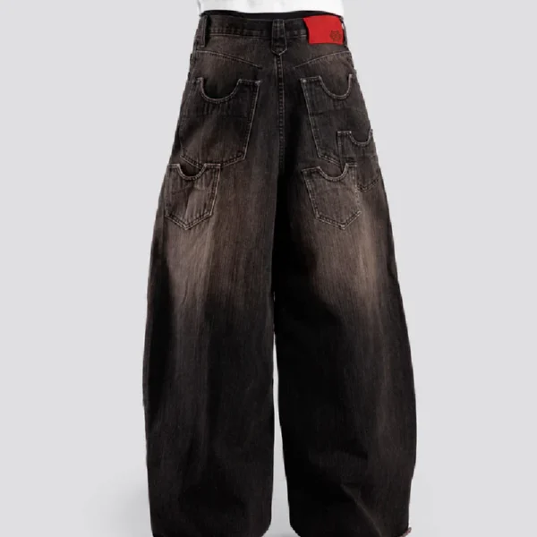 Jean Hussard coupe ultra large pour tous les jours (9)