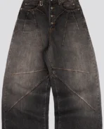 Jean ultra large noir Davrilsupply