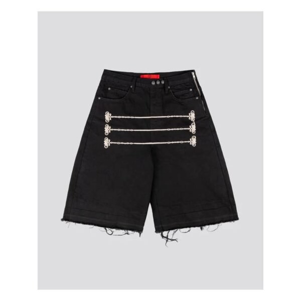 Shorts en jean noirs « Napoleon »