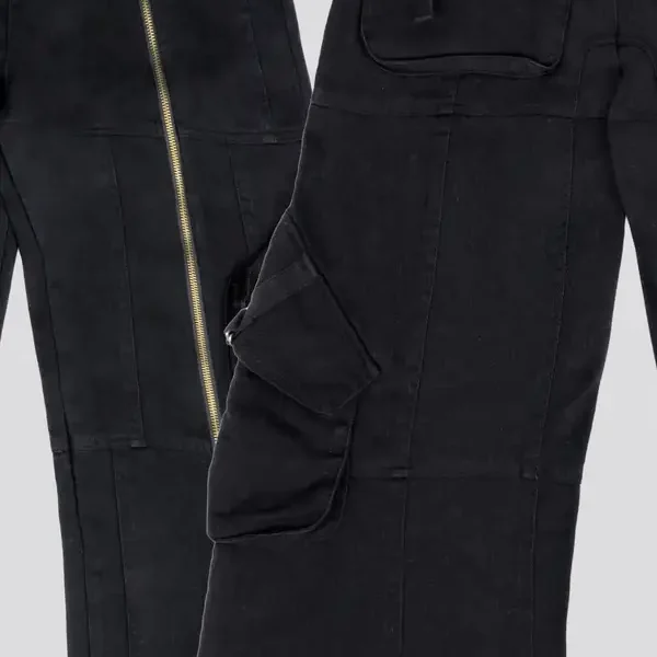 Pantalon cargo noir Para Davrilsupply